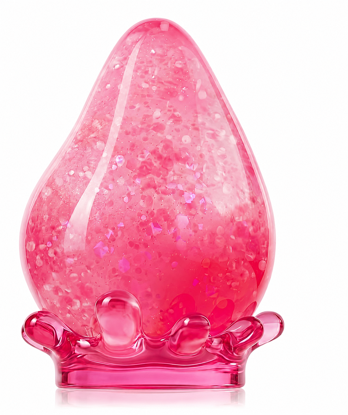 Dream Water Drop Squishy Ball Slow Rising Glitter Sensory Squeeze Toy Pink New