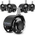 Sytopia Office Chair Wheels 11x22mm Pin Universal Fit 2in Castors 5pc New