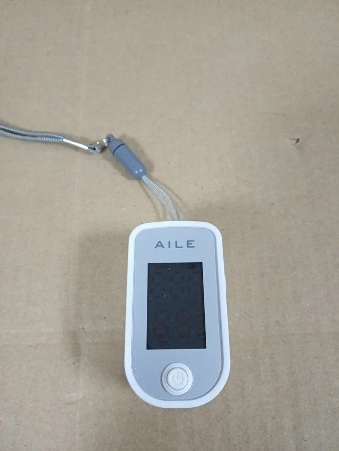AILE Pulse Oximeter Blood Oxygen Saturation Monitor Large Display Lanyard New