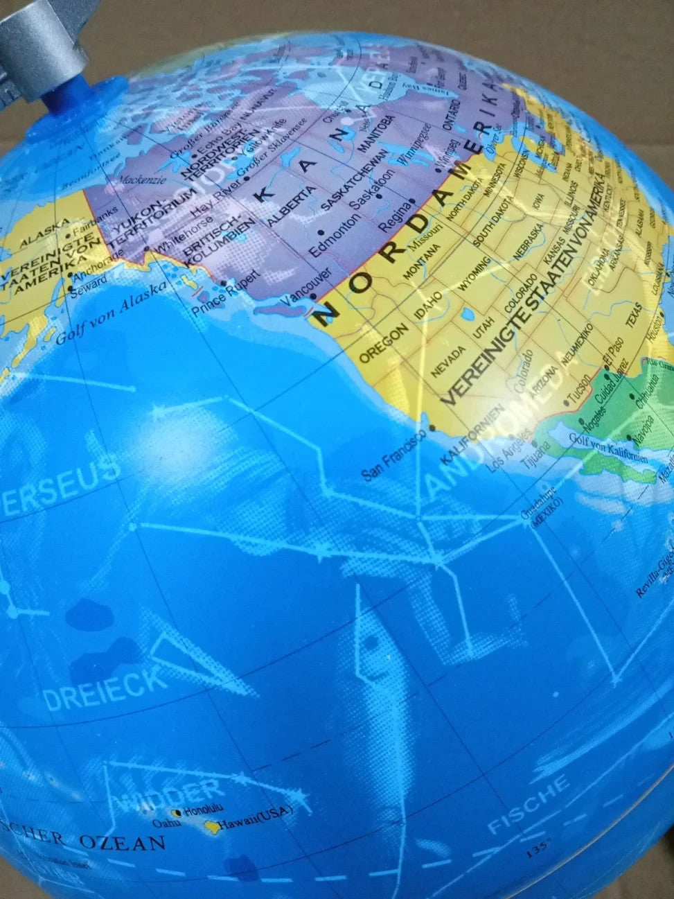 LEXIBOOK NLJ185DE Illuminated STEM 2in1 Day Globe Constellation Map Night New