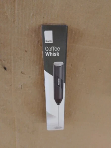 Keplin Handheld Milk Frother Stainless Steel Electric Whisk Portable 22.4cm New
