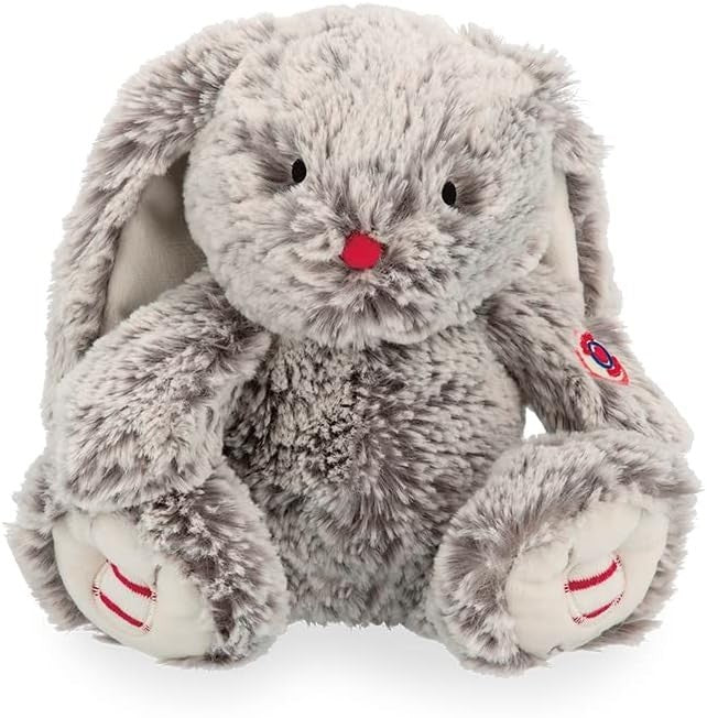 Kaloo Rouge Prestige Leo Rabbit Soft Toy Grey Plush 24cm Baby Comforter New