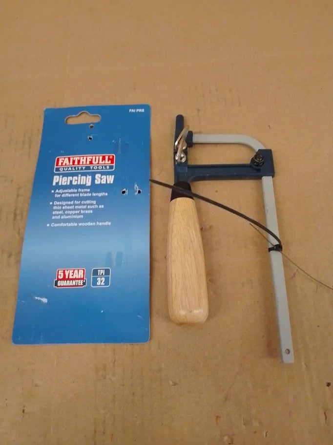 Faithfull Faiprs Piercing Saw Jewellers High Speed Steel Manual