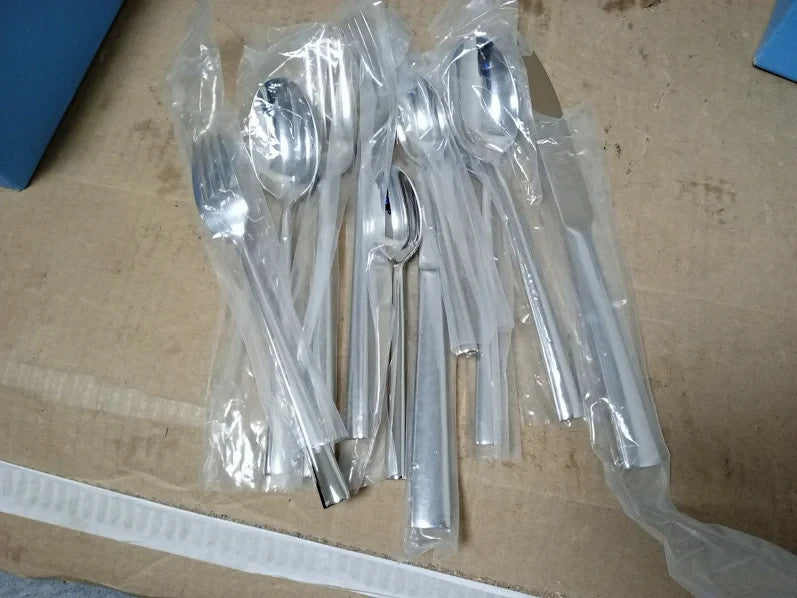 Lunar Cutlery Mirror Silver Stainless Steel Wedgwood Design New