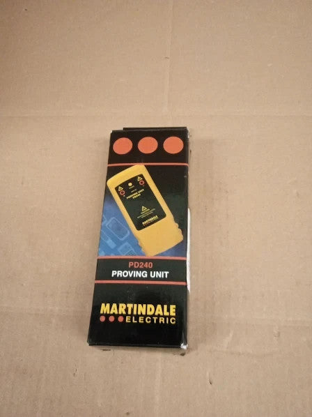 Martindale PD240 240 V Proving Unit Yellow Battery Powered 14.4x6.3x3.1cm New