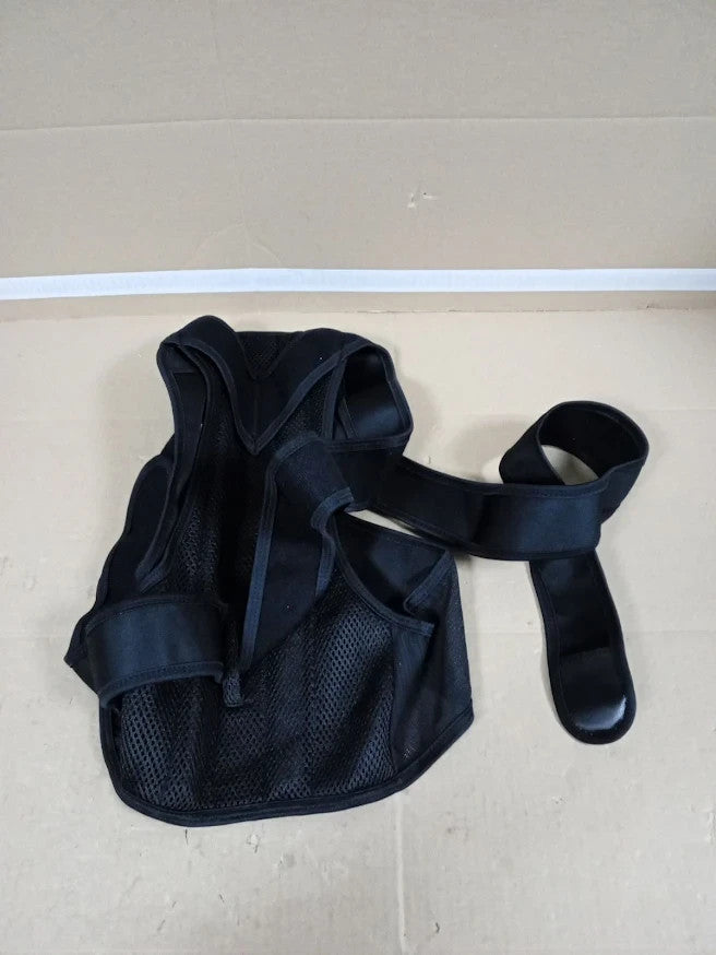 Posture Corrector Back Support Belt Adjustable Lumbar Shoulder Brace Unisex New