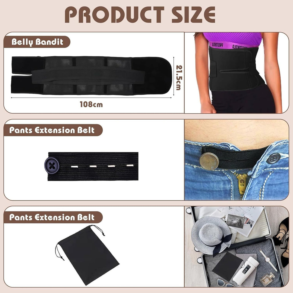 Postpartum Belly Wrap C-Section Recovery Support Tummy Girdle Waist Binder New
