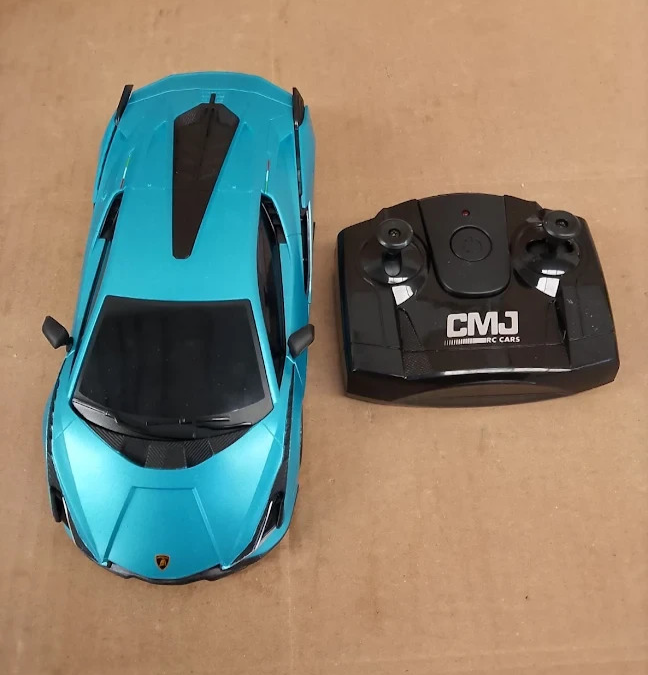 1:24 Scale Lamborghini Sian FKP 37 Official Licensed Blue Racing Car Model New