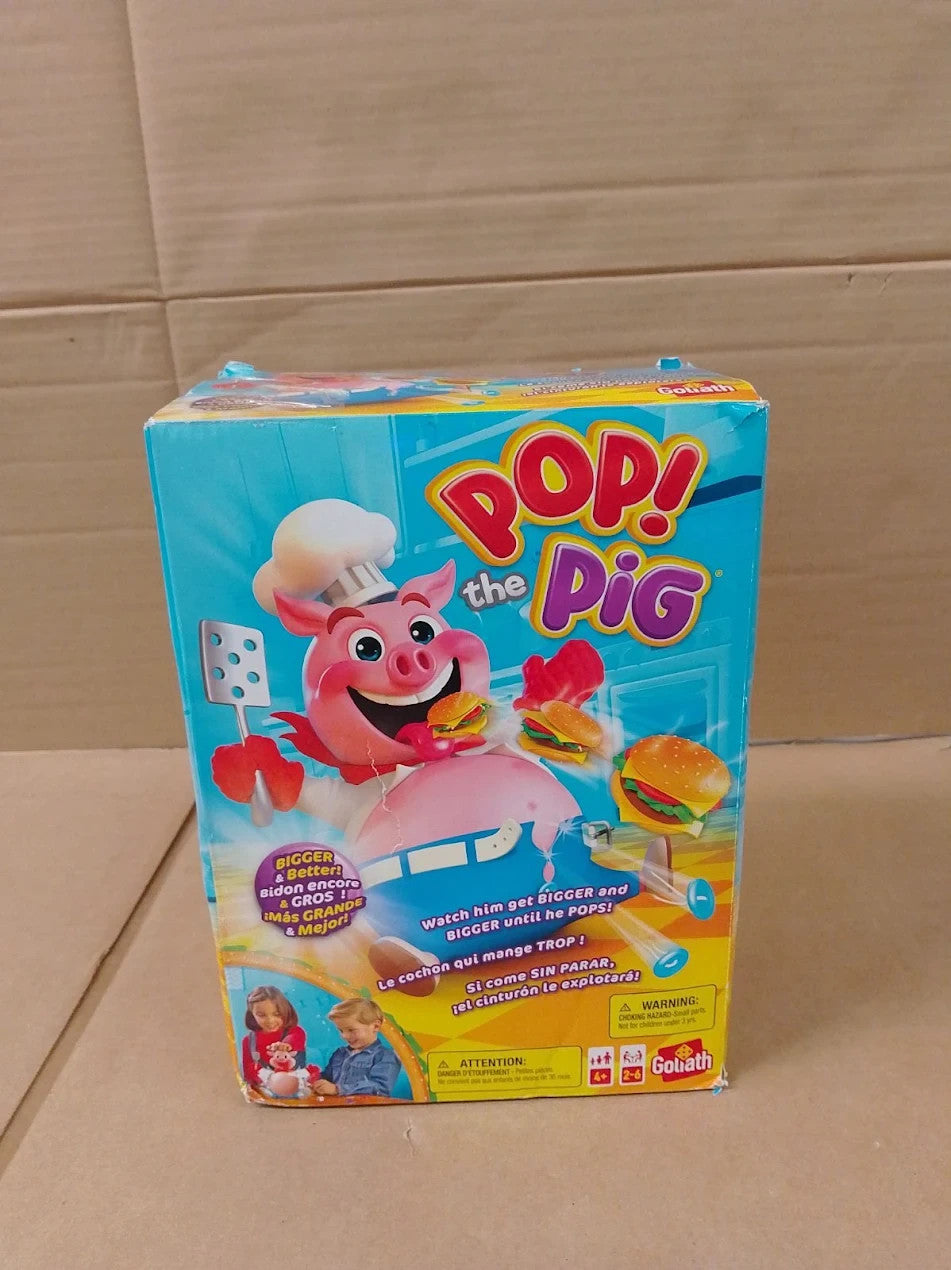 Goliath Games Pop The Pig Even Bigger & Better Kids 2-6 Players Ages 4+