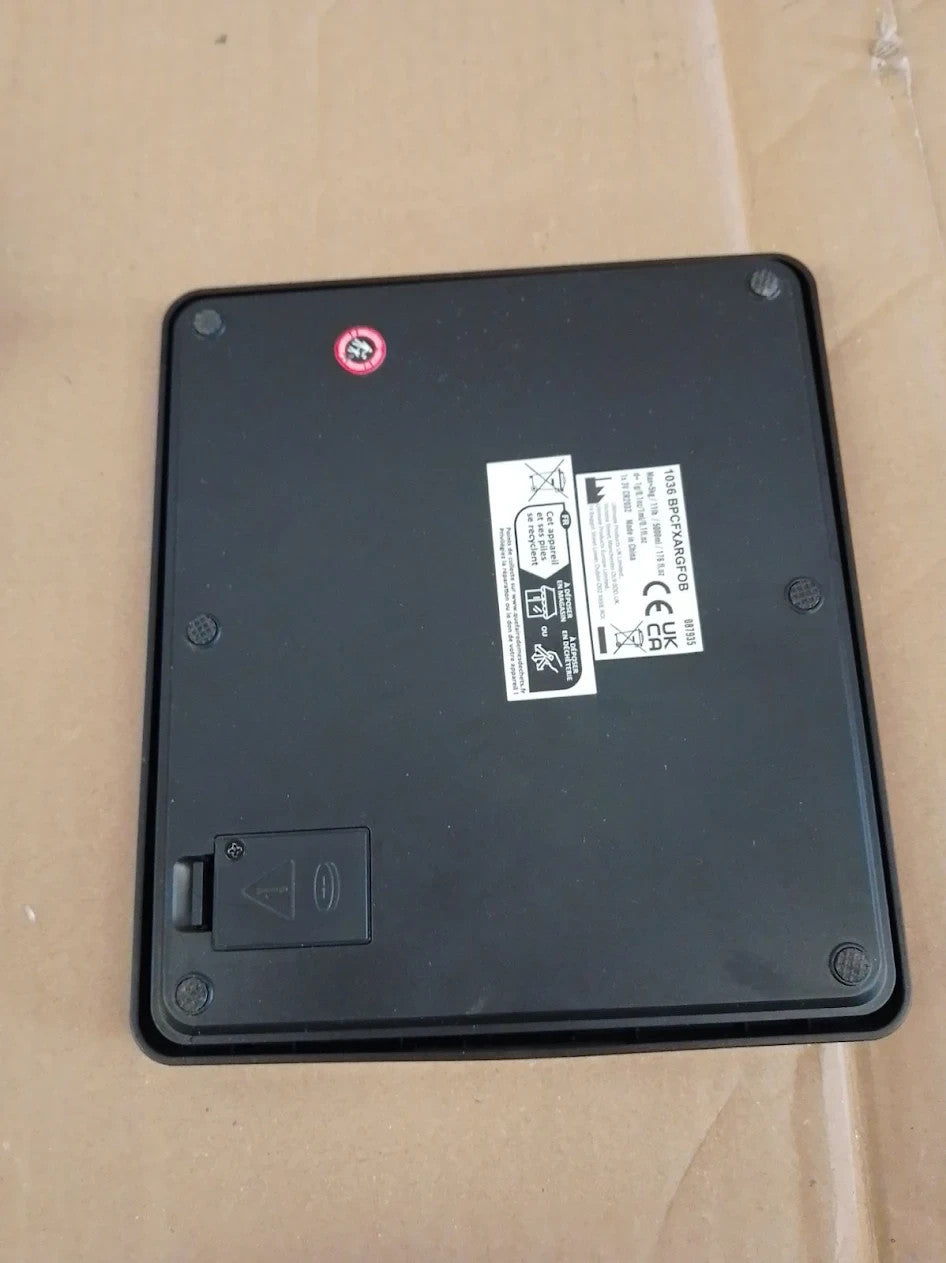 Salter Electronic Scale with Steel Platform Black Capacity 5kg LCD Display