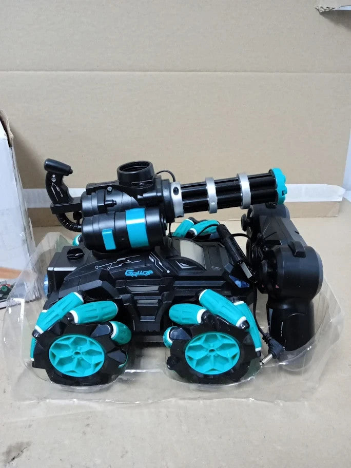 2.4GHz RC Stunt Tank Spray Mist Drift Car Remote Control Rechargeable Toy 6+ New