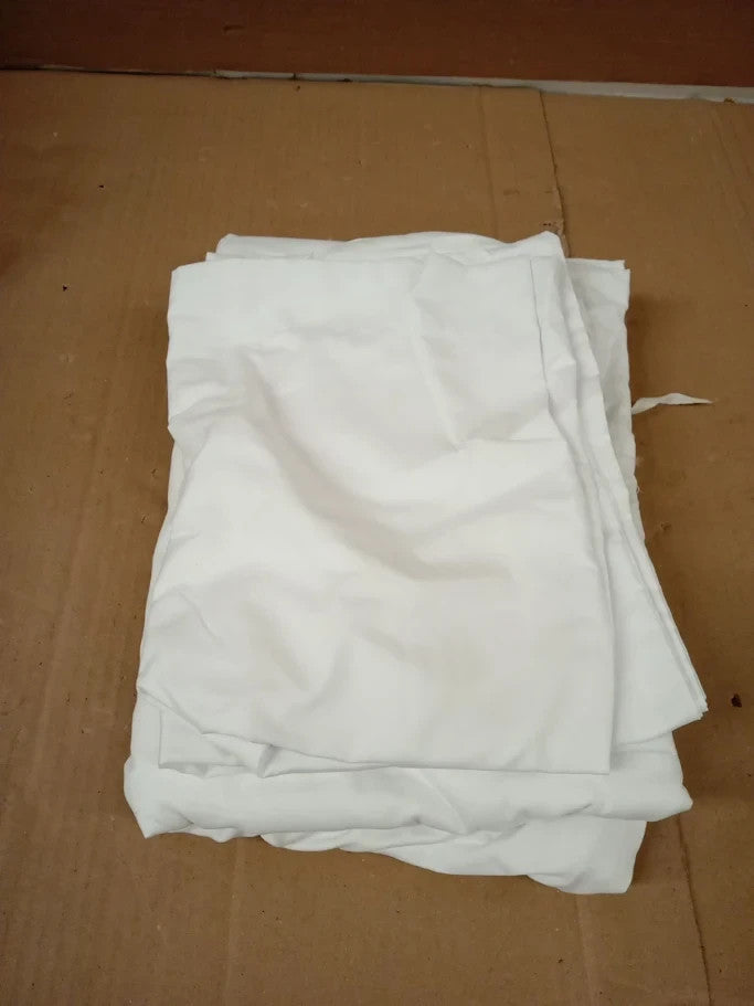 Duvet Cover Set Single Bed Whiten Brushed Microfibre Single 135x200cm New