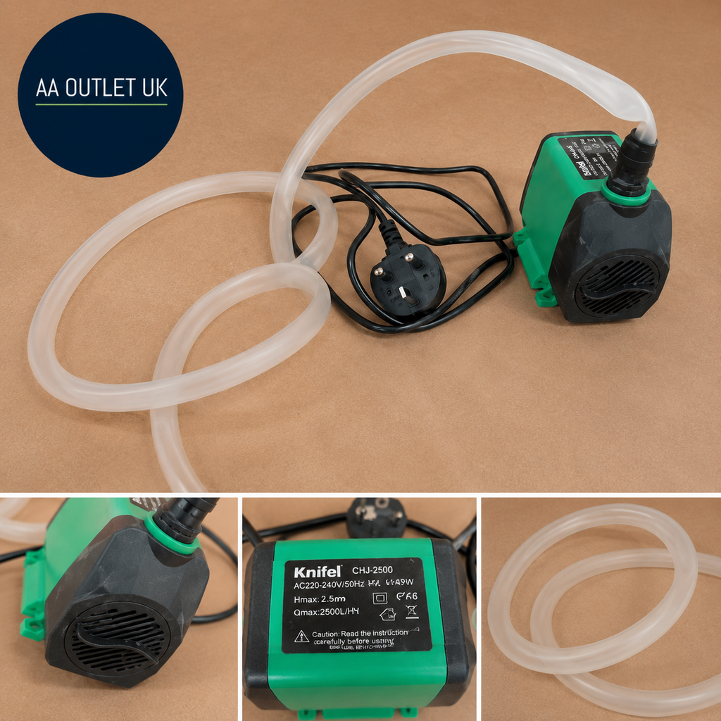Knifel 45W Submersible Water Pump 2500L H Quiet Pond Aquarium Fountain Design