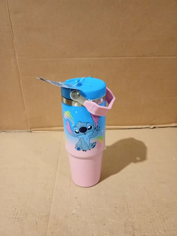 Disney Stitch Insulated Stainless Steel Tumbler By Polar Gear With Straw New