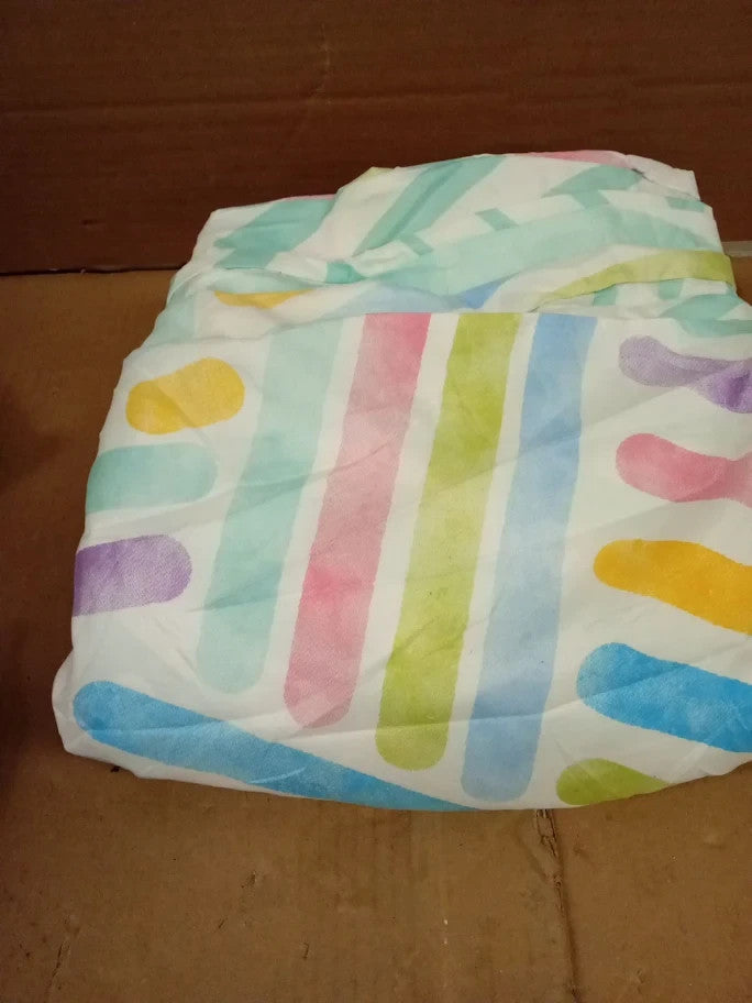 Rapport Home Microfibre Multicoloured Art Duvet Cover Set Double Bedding