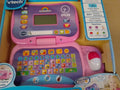 VTech Toddler Tech Laptop Pink Interactive Educational Computer Toy 20 Games 2+