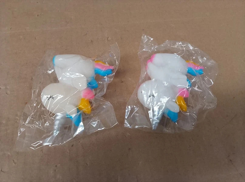 Osdue 21pcs Unicorn Cake Toppers Rainbow Party Decorations Kit 16x3.8cm New