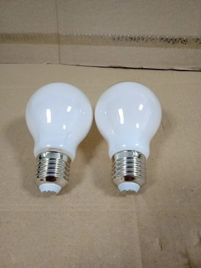 Philips LED Classic A60 Frosted Light Bulb 2 Pack E27 Edison Warm White New