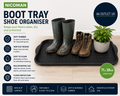 Nicoman Boot Tray Shoe Organiser Soft Rubber Non Slip Washable 71x39cm