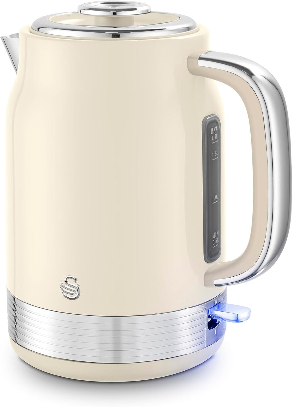 Swan SK19025C Retro Jug Kettle Rapid Boil Removable Limescale Filter 1.7L New