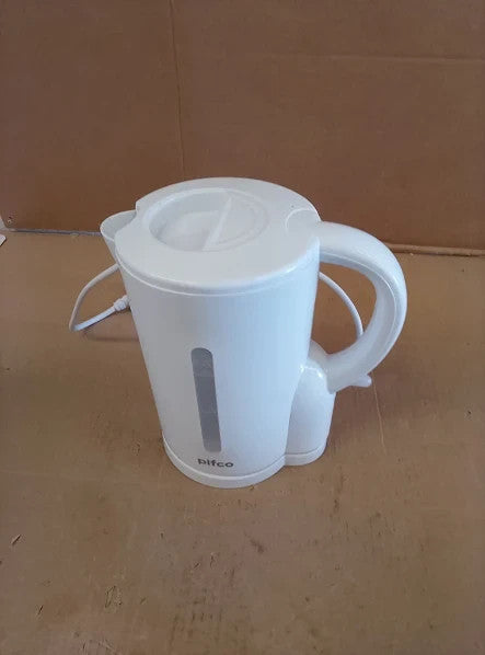 Pifco White Essentials Kettle 1.7L Quick Boil Compact Auto Shutoff White