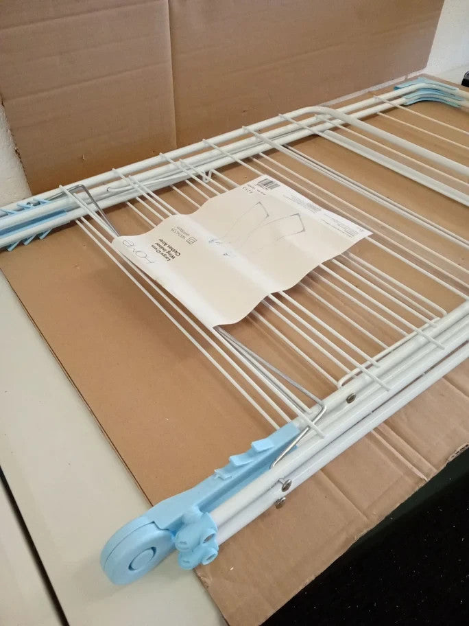 Argos Home 14m Large Cross Wing Indoor Outdoor Clothe Airer 110x57.5x4.8cm White