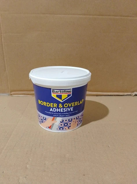 Bartoline Border Overlap Adhesive 1kg 40m Border Wallpaper Fast Drying New