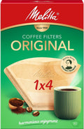 Filterbags 1x4 80 Original Filter Coffee Makers Brown Paper Cone Shape New