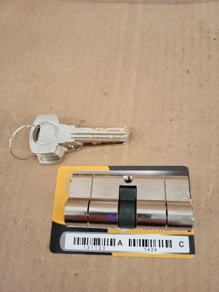 Yale YC2100 Double Entry Lock Cylinder DB 35X35 NI 7x1.5x3.3cm New