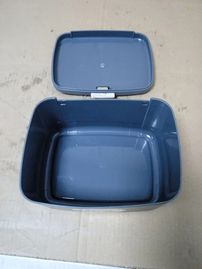 Wenko Barcelona Bathroom Box Storage Basket Lid Completely 19.5x11x16cm