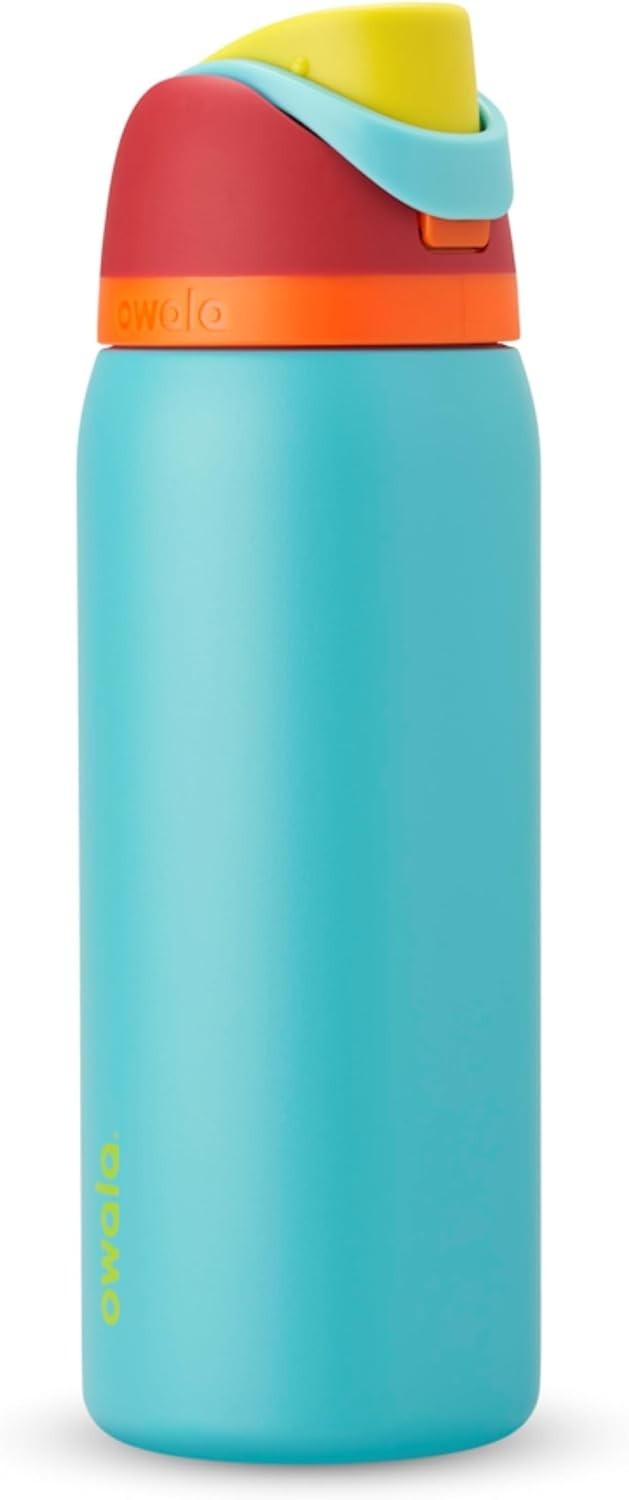 Owala Freesip Insulated Stainless Steel Water Bottle Straw Sports 945ml New