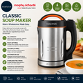 Morphy Richards Classic Soup Maker 1.6L Multi Settings LED 1000W 48822