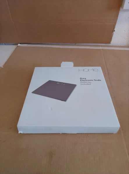 Argos Home Digital Bathroom Scales Capacity 150kg Grey 2.1x27x27cm New