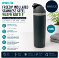 Owala FreeSip Insulated Stainless Steel Water Bottle Straw Sports Travel 710ml