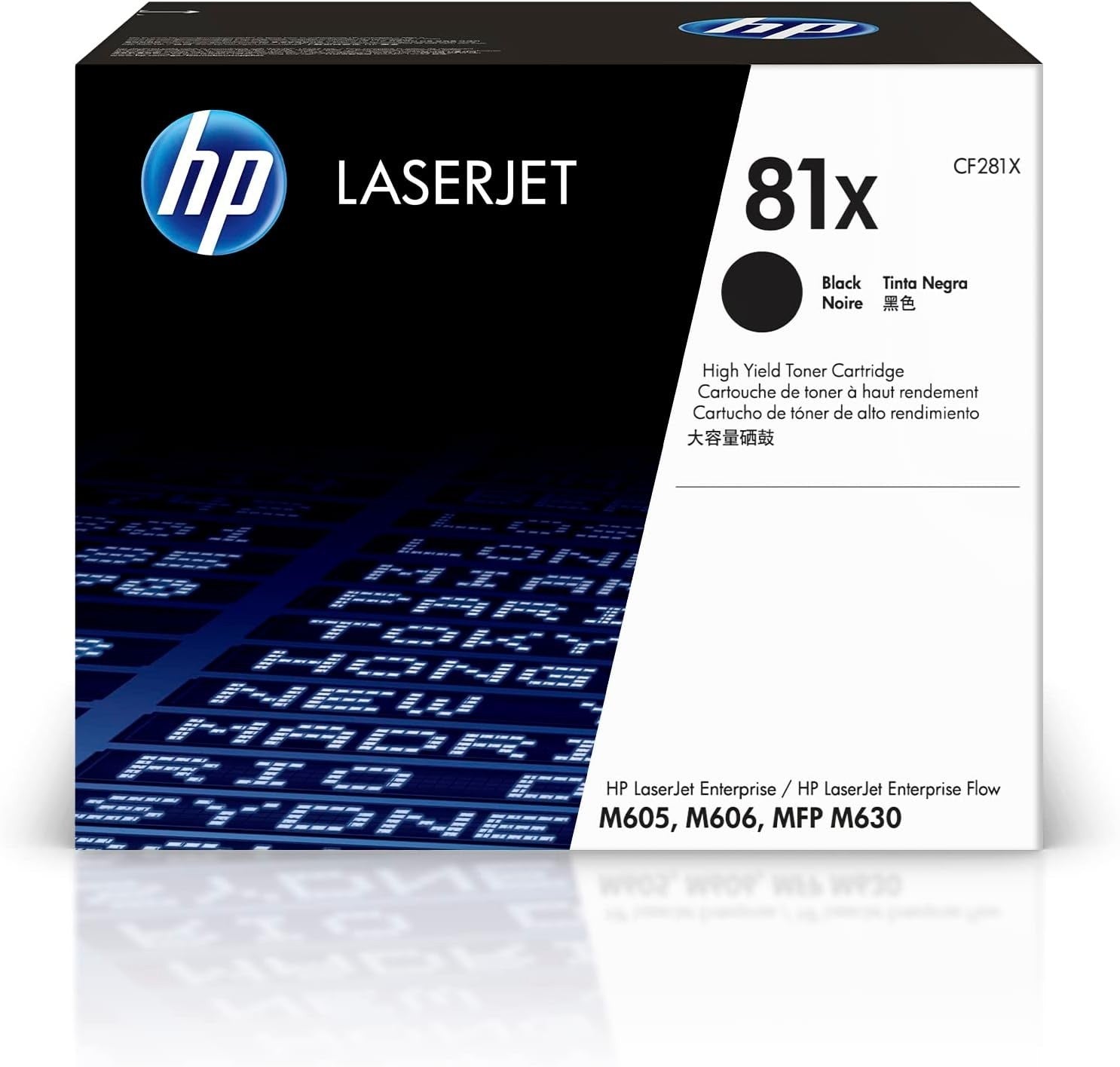 HP CF281X 81X High Yield Original LaserJet Toner Cartridge Black Single Pack New