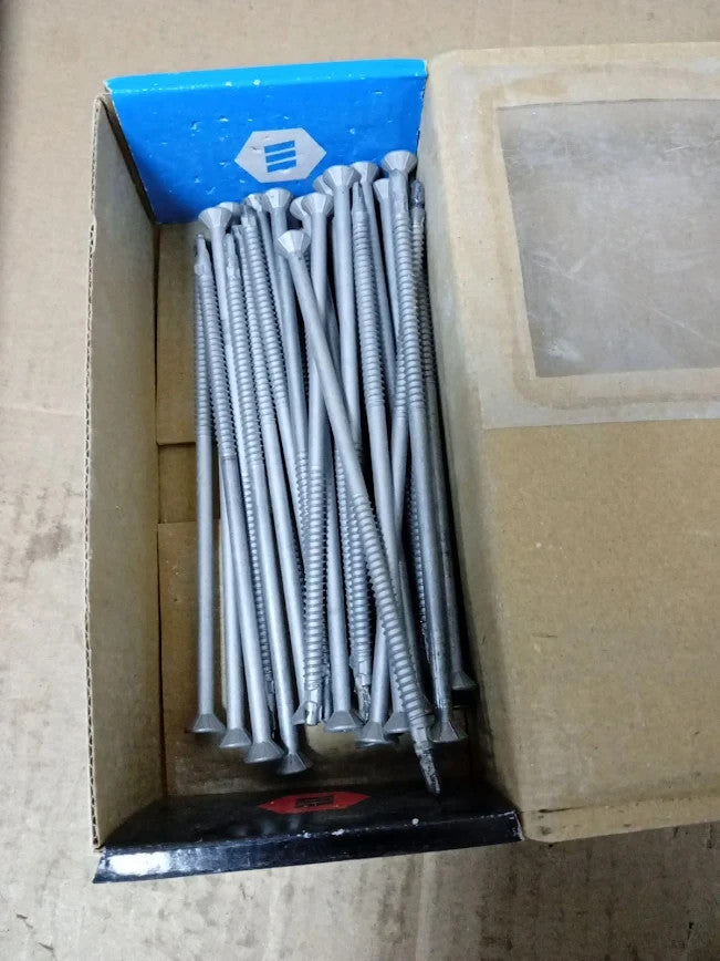 TechFast Light Duty Timber Steel Roofing Screws 5.5x150mm Elementech Threaded