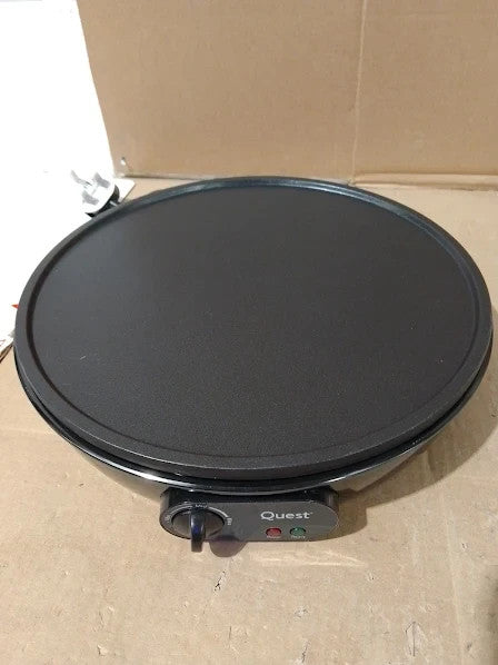 Quest Electric Pancake Crepe Maker Extra Large Cooking Surface 34x33x9cm