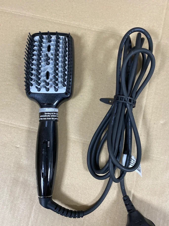 Electric Heated Hair Straightening Brush Ceramic Hot Styling Adjustable Heat
