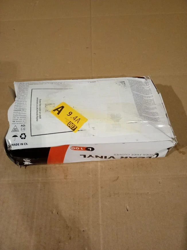 The Real Touch Vinyl Multi Purpose Gloves Powder Free Disposable Large New