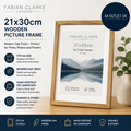 Fabian Clarke London 21x30cm Modern Oak Wooden Picture Photo Frame A4 Photo