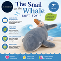 The Snail On The Whale Soft Toy 61238 7in Grey Julia Donaldson Axel Scheffler