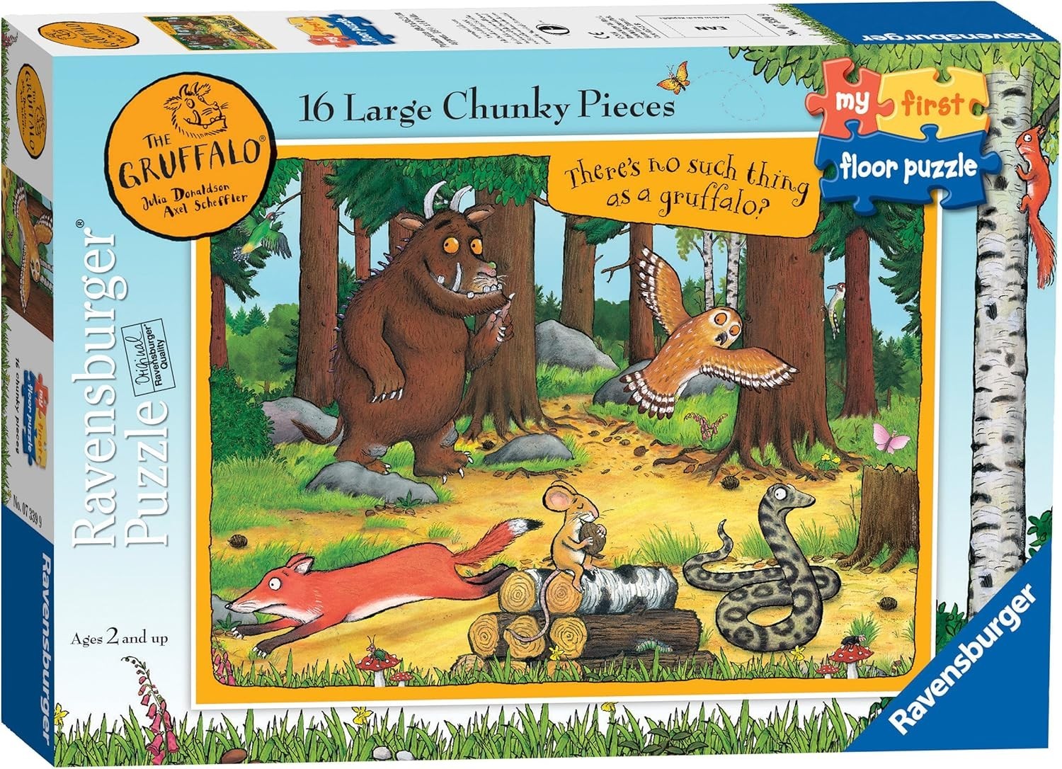 Ravensburger The Gruffalo My First Floor Puzzle Large Pieces Toddlers 2+ New