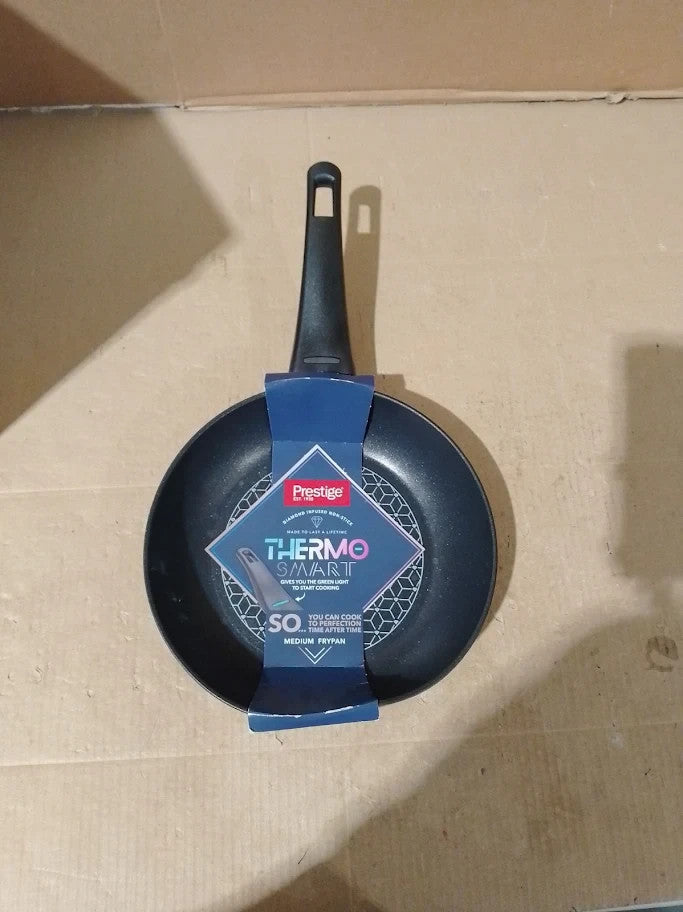 Prestige Thermo Smart Frypan 24cm Black Aluminum Non Stick Oven Safe New