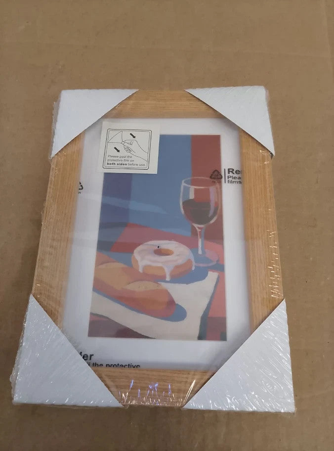 House Day 6x4 Photo Frames 100% Solid Wood Picture With 3x5 Mount Wooden New