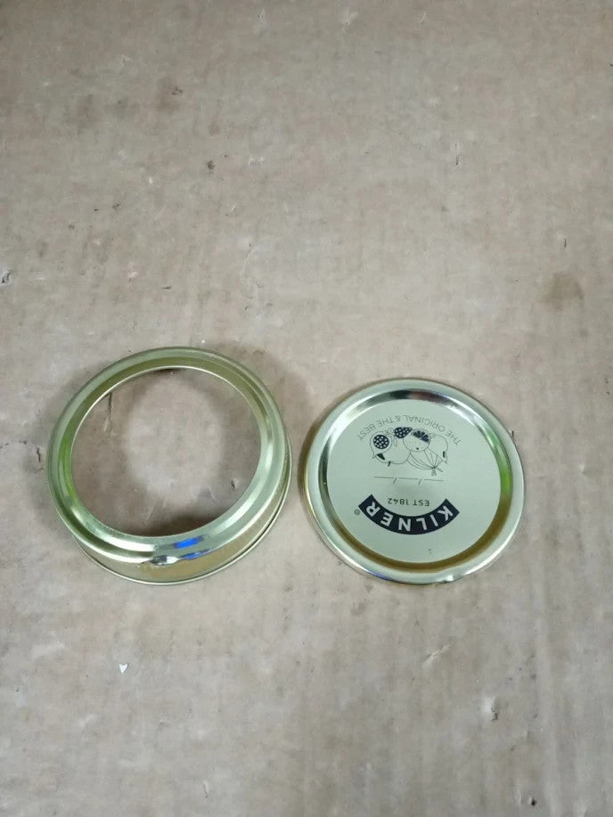 Kilner 0.5L  Lid Preservation Jar Round Glass Screw Top Storage Jam Chutney