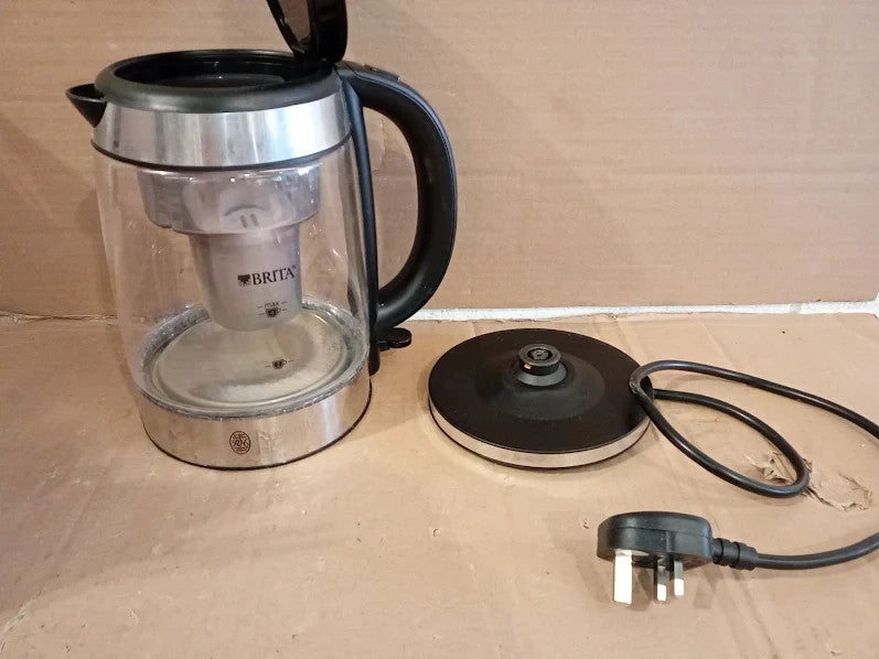Russell Hobbs Brita Purity Glass 1.5L Electric Cordless Kettle 3kw Fast Boil