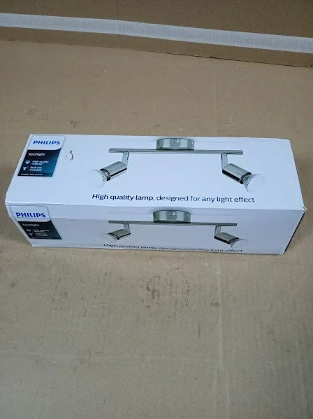 Philips GU10 Essentials Limbali Spot Bar Tube Light Nickel Spotlight New