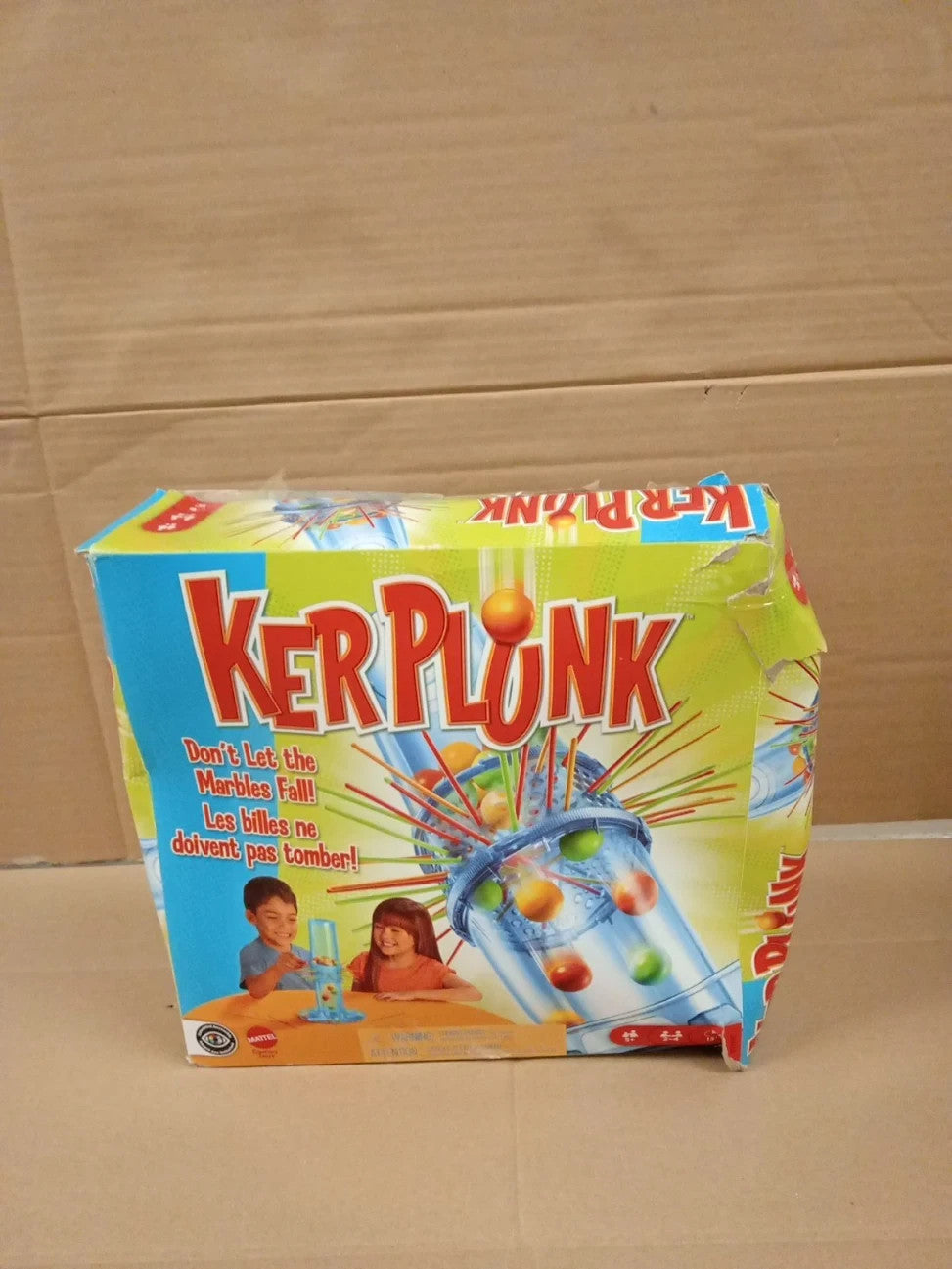 Mattel Ker Plunk Game Classic 2-4 Players Kids 5+ Years Old