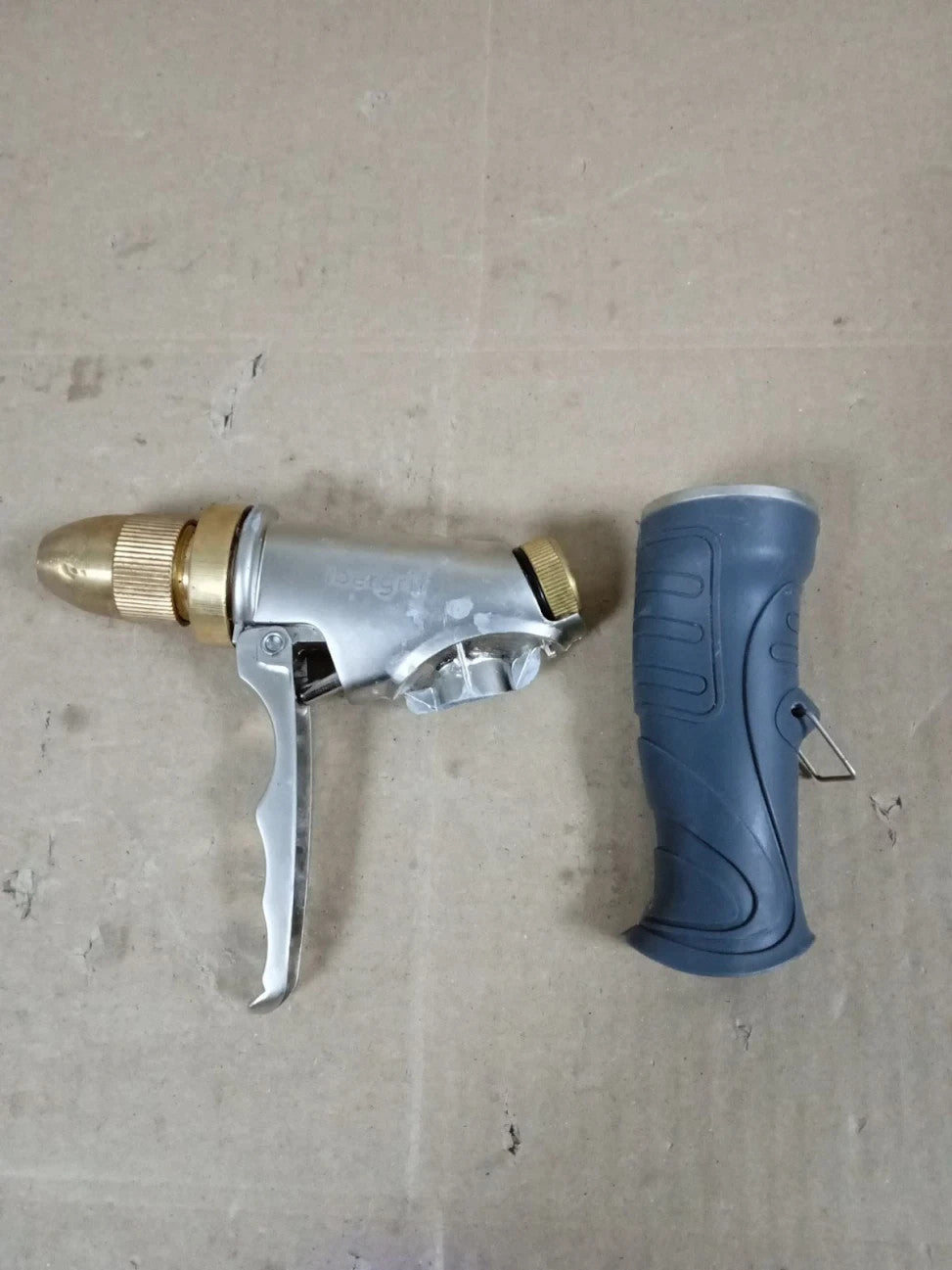 Ibergrif Hose Pipe Spray Gun High Pressure Hose Nozzle Heavy Duty Metal Garden