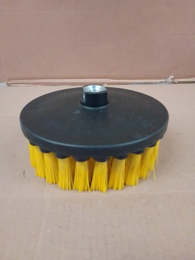 Bathroom Accessories Cleaning Supplies Scrub Brush 7in Medium Yellow New